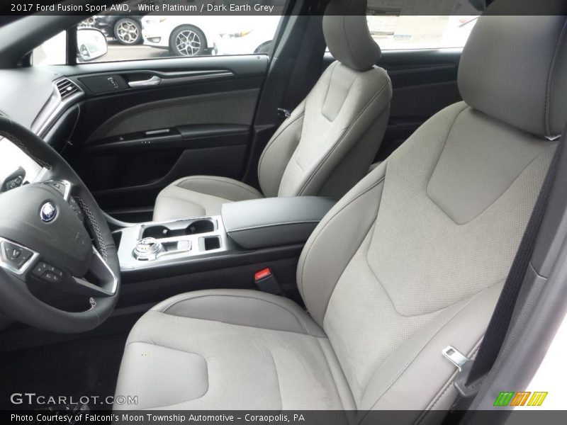 Front Seat of 2017 Fusion Sport AWD