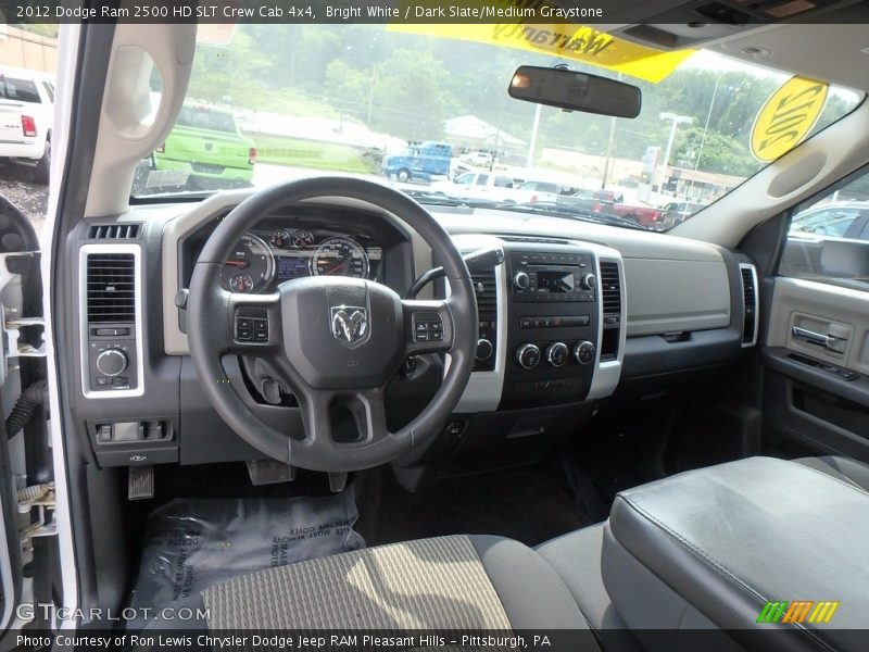 Bright White / Dark Slate/Medium Graystone 2012 Dodge Ram 2500 HD SLT Crew Cab 4x4