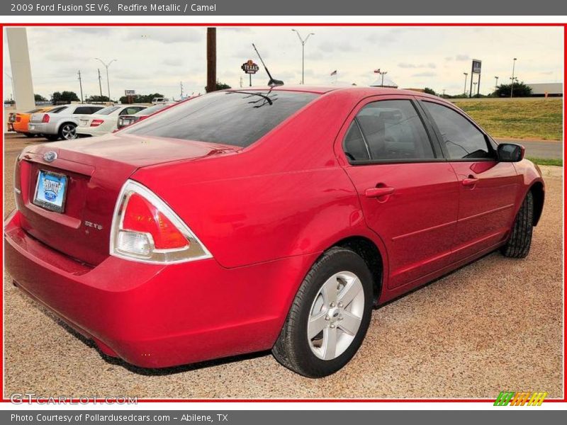 Redfire Metallic / Camel 2009 Ford Fusion SE V6