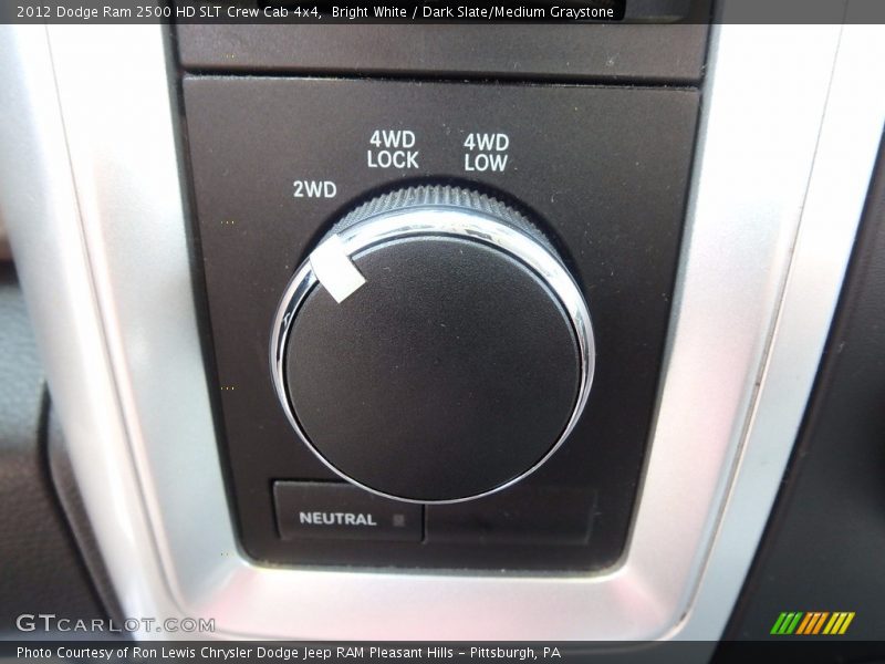 Bright White / Dark Slate/Medium Graystone 2012 Dodge Ram 2500 HD SLT Crew Cab 4x4