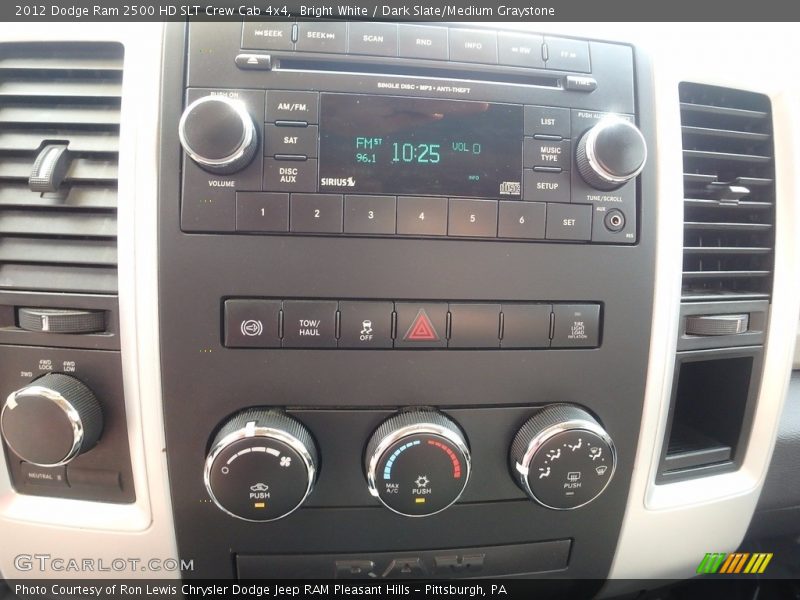 Bright White / Dark Slate/Medium Graystone 2012 Dodge Ram 2500 HD SLT Crew Cab 4x4
