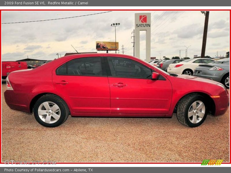 Redfire Metallic / Camel 2009 Ford Fusion SE V6