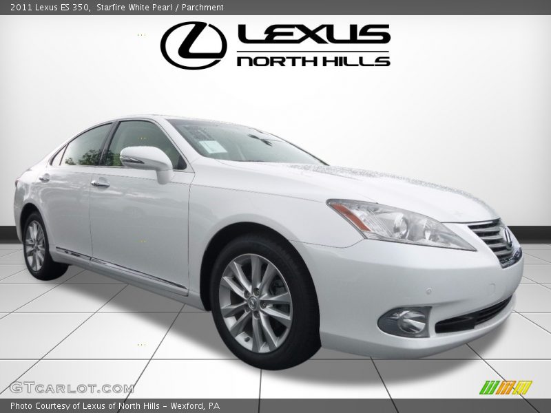 Starfire White Pearl / Parchment 2011 Lexus ES 350