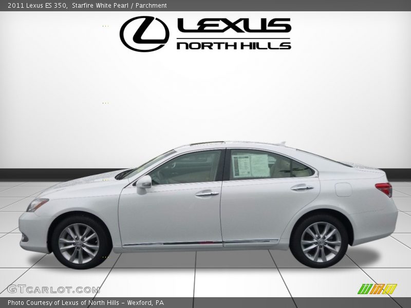 Starfire White Pearl / Parchment 2011 Lexus ES 350