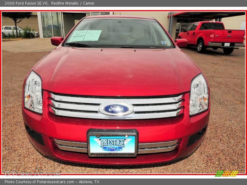 Redfire Metallic / Camel 2009 Ford Fusion SE V6