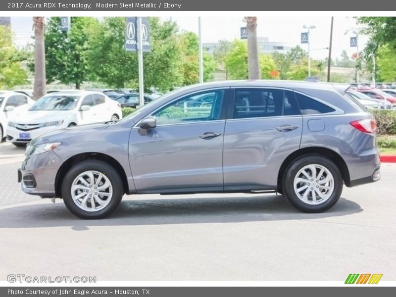 Modern Steel Metallic / Ebony 2017 Acura RDX Technology