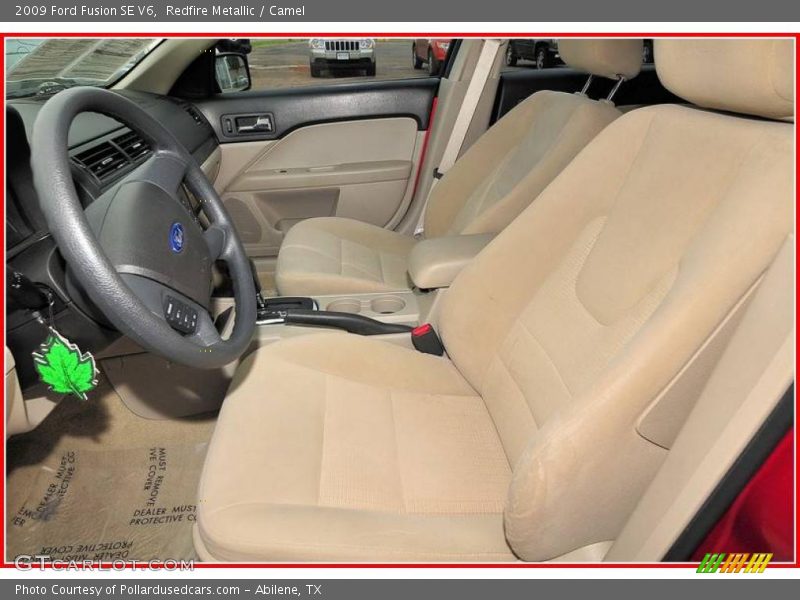 Redfire Metallic / Camel 2009 Ford Fusion SE V6