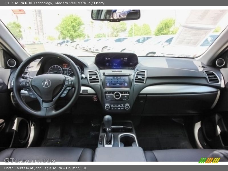 Modern Steel Metallic / Ebony 2017 Acura RDX Technology