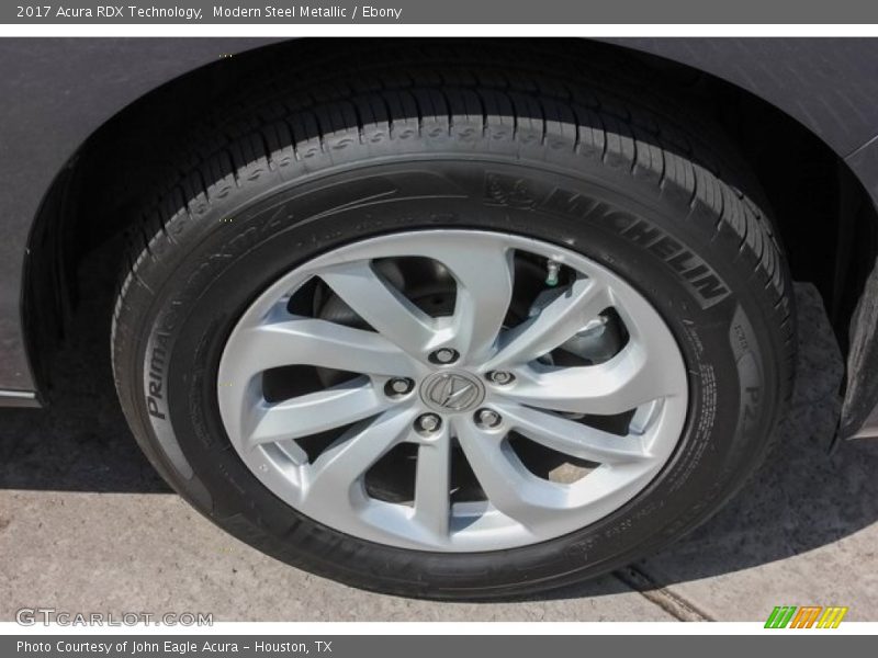 Modern Steel Metallic / Ebony 2017 Acura RDX Technology
