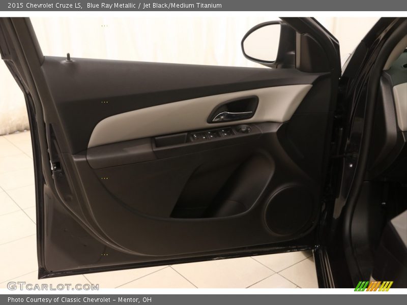 Blue Ray Metallic / Jet Black/Medium Titanium 2015 Chevrolet Cruze LS