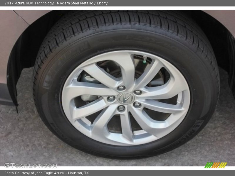 Modern Steel Metallic / Ebony 2017 Acura RDX Technology