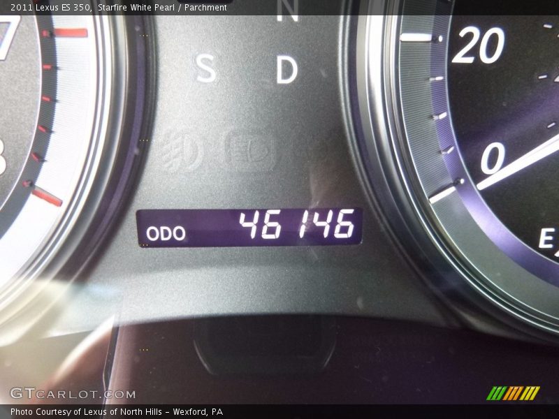 Starfire White Pearl / Parchment 2011 Lexus ES 350