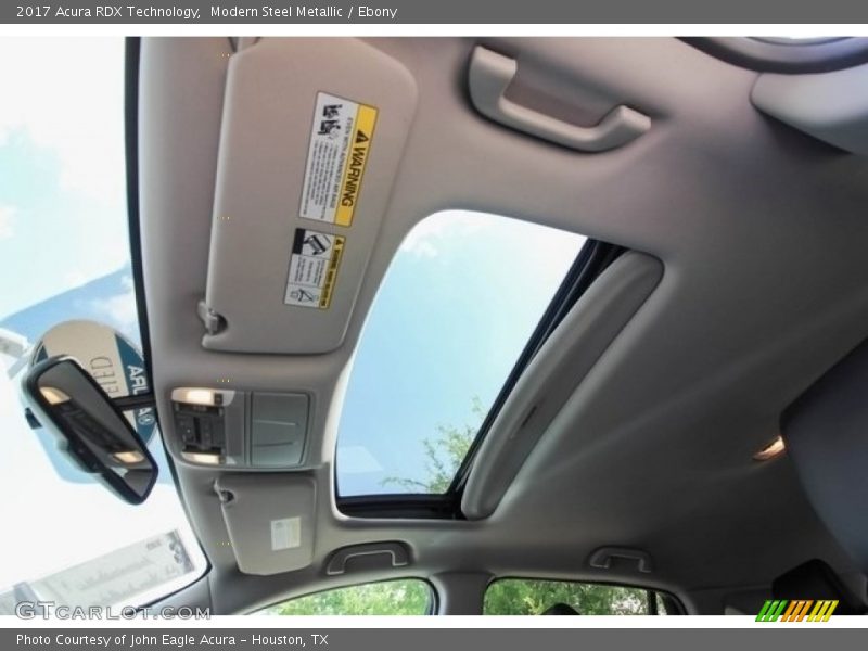 Modern Steel Metallic / Ebony 2017 Acura RDX Technology