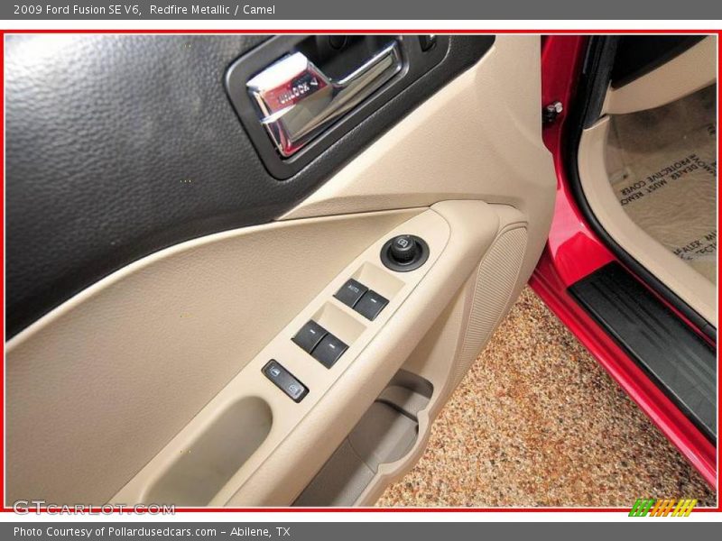 Redfire Metallic / Camel 2009 Ford Fusion SE V6
