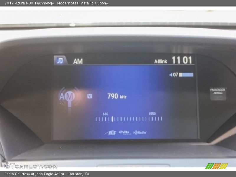 Modern Steel Metallic / Ebony 2017 Acura RDX Technology