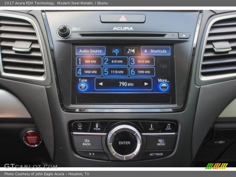 Modern Steel Metallic / Ebony 2017 Acura RDX Technology