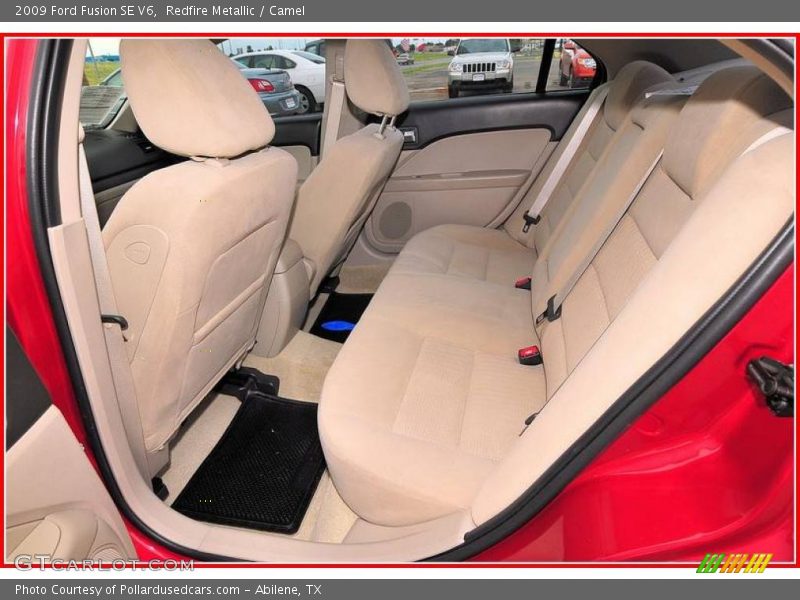 Redfire Metallic / Camel 2009 Ford Fusion SE V6