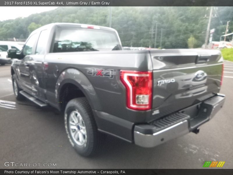 Lithium Gray / Earth Gray 2017 Ford F150 XL SuperCab 4x4