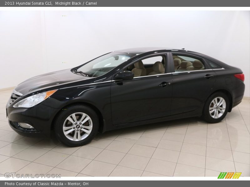 Midnight Black / Camel 2013 Hyundai Sonata GLS