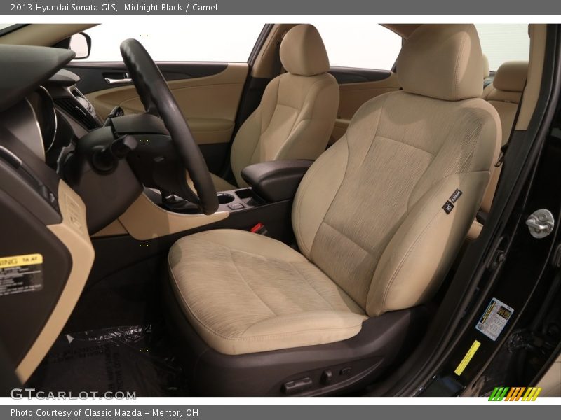 Midnight Black / Camel 2013 Hyundai Sonata GLS