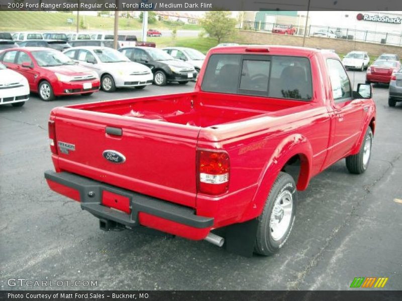 Torch Red / Medium Dark Flint 2009 Ford Ranger Sport Regular Cab