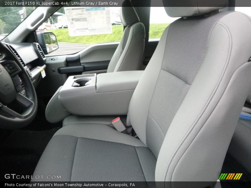 Lithium Gray / Earth Gray 2017 Ford F150 XL SuperCab 4x4