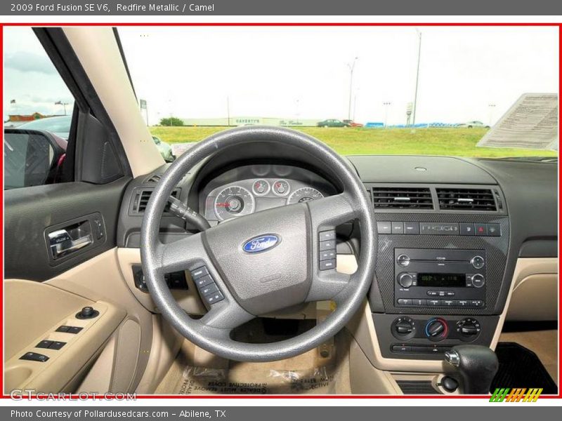 Redfire Metallic / Camel 2009 Ford Fusion SE V6