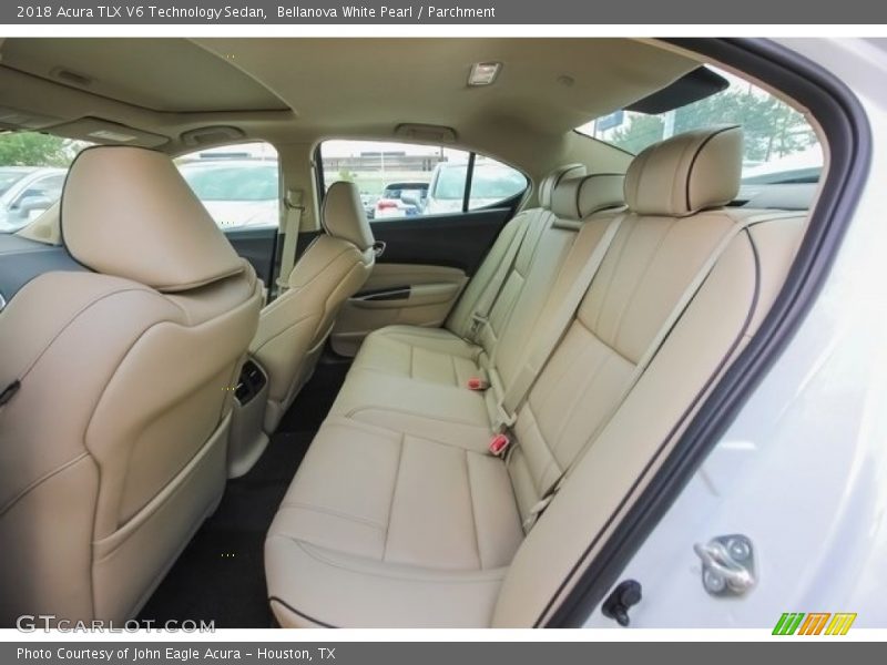 Bellanova White Pearl / Parchment 2018 Acura TLX V6 Technology Sedan