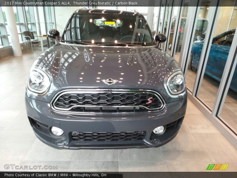 Thunder Grey Metallic / Carbon Black 2017 Mini Countryman Cooper S ALL4