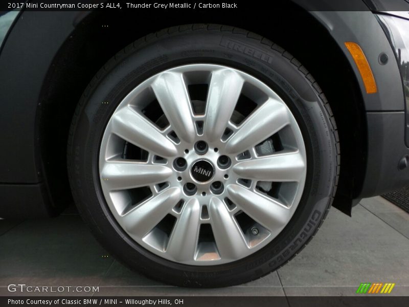 Thunder Grey Metallic / Carbon Black 2017 Mini Countryman Cooper S ALL4