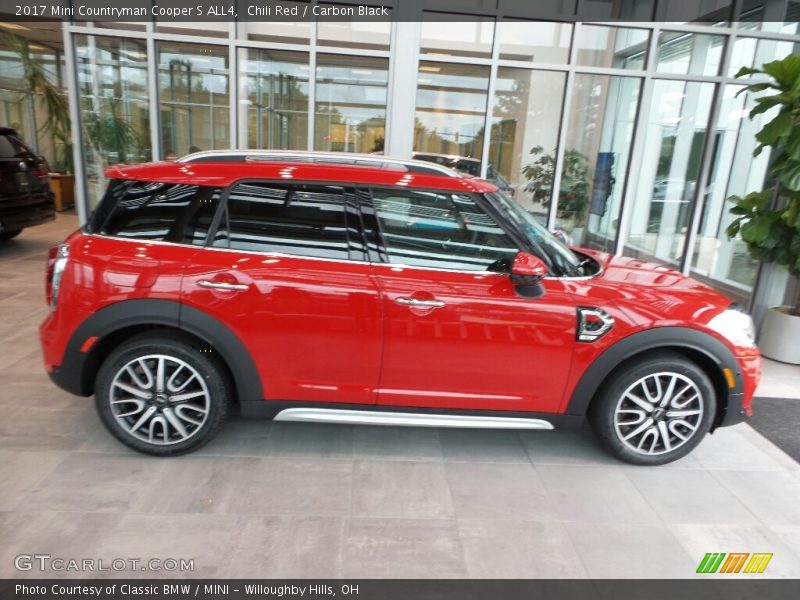 Chili Red / Carbon Black 2017 Mini Countryman Cooper S ALL4