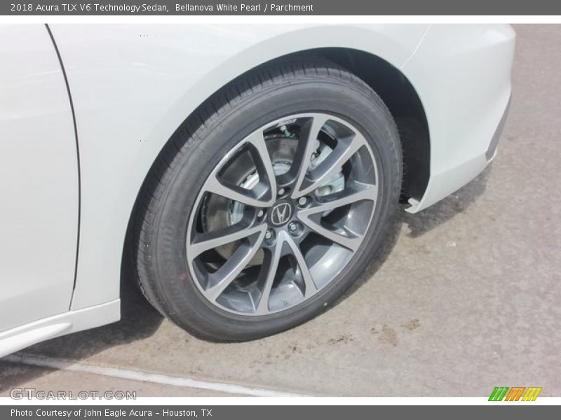 Bellanova White Pearl / Parchment 2018 Acura TLX V6 Technology Sedan