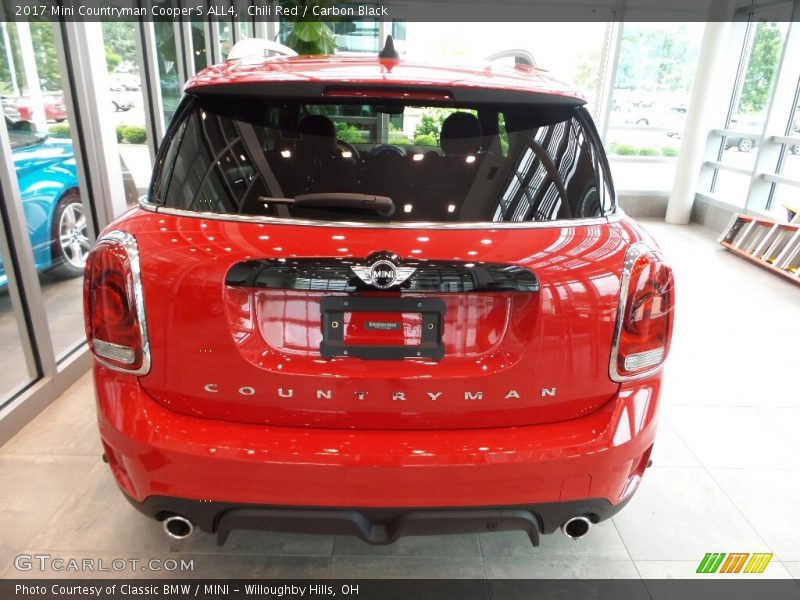 Chili Red / Carbon Black 2017 Mini Countryman Cooper S ALL4