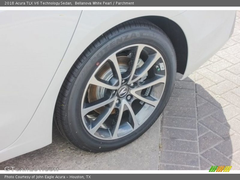 Bellanova White Pearl / Parchment 2018 Acura TLX V6 Technology Sedan