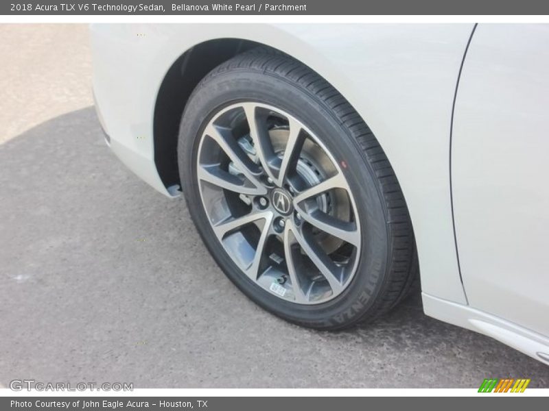 Bellanova White Pearl / Parchment 2018 Acura TLX V6 Technology Sedan