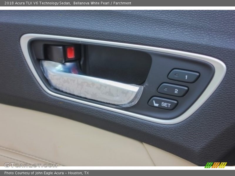 Bellanova White Pearl / Parchment 2018 Acura TLX V6 Technology Sedan