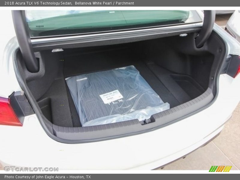 Bellanova White Pearl / Parchment 2018 Acura TLX V6 Technology Sedan