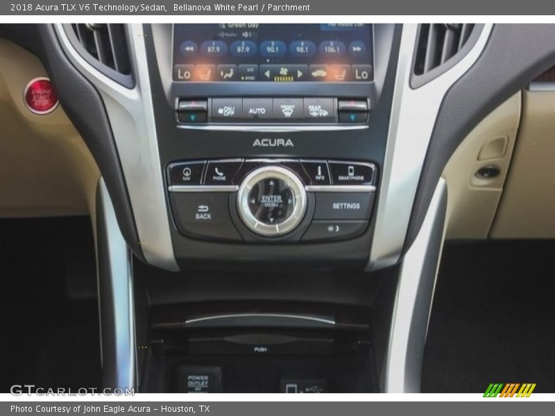 Bellanova White Pearl / Parchment 2018 Acura TLX V6 Technology Sedan