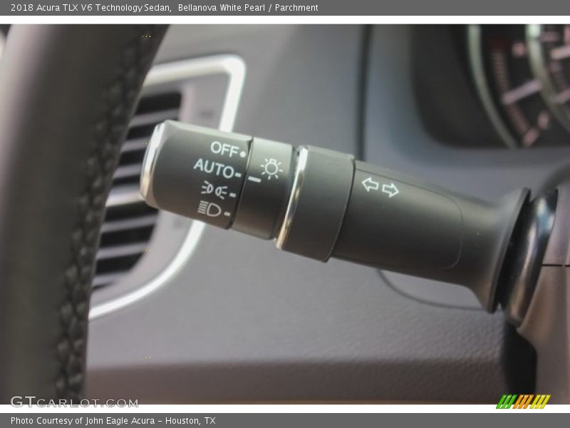 Bellanova White Pearl / Parchment 2018 Acura TLX V6 Technology Sedan