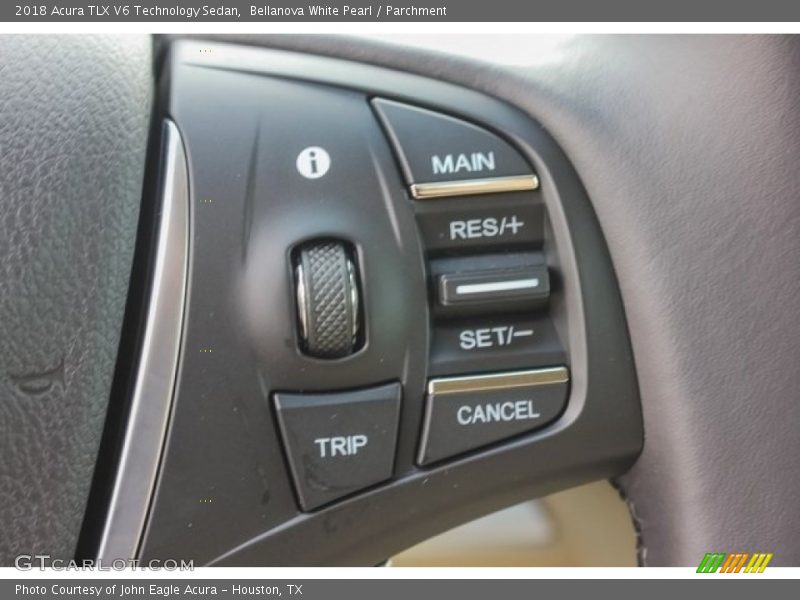 Bellanova White Pearl / Parchment 2018 Acura TLX V6 Technology Sedan