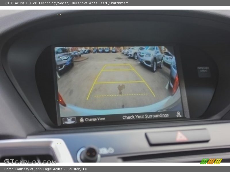 Bellanova White Pearl / Parchment 2018 Acura TLX V6 Technology Sedan