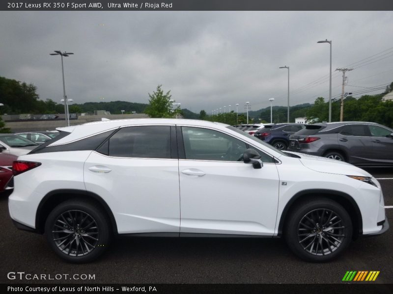 Ultra White / Rioja Red 2017 Lexus RX 350 F Sport AWD