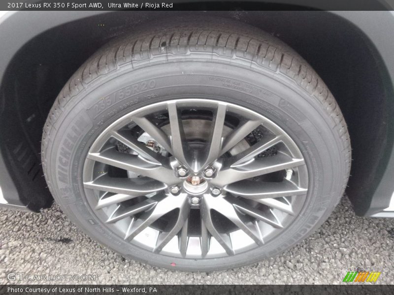 Ultra White / Rioja Red 2017 Lexus RX 350 F Sport AWD