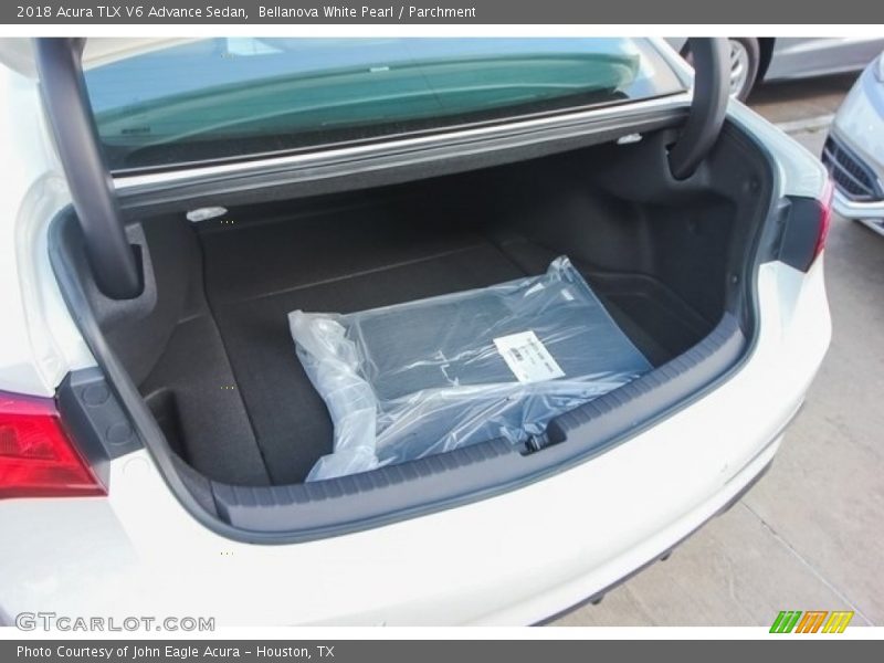 Bellanova White Pearl / Parchment 2018 Acura TLX V6 Advance Sedan