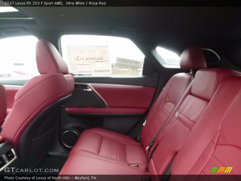 Ultra White / Rioja Red 2017 Lexus RX 350 F Sport AWD