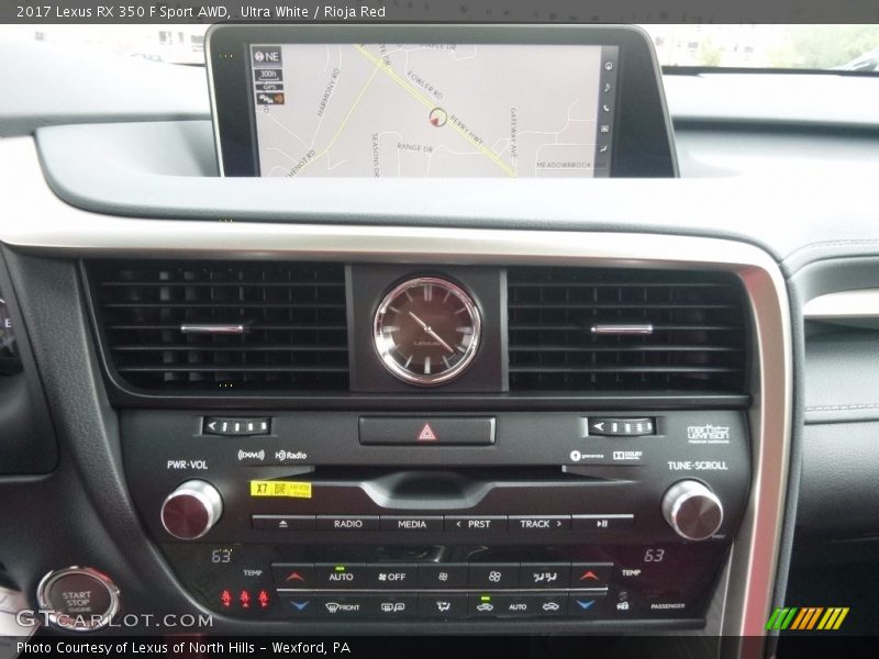 Ultra White / Rioja Red 2017 Lexus RX 350 F Sport AWD