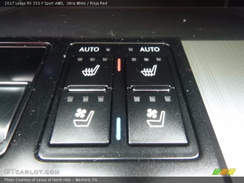 Ultra White / Rioja Red 2017 Lexus RX 350 F Sport AWD