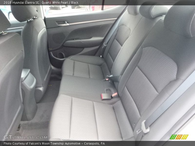 Rear Seat of 2018 Elantra SE