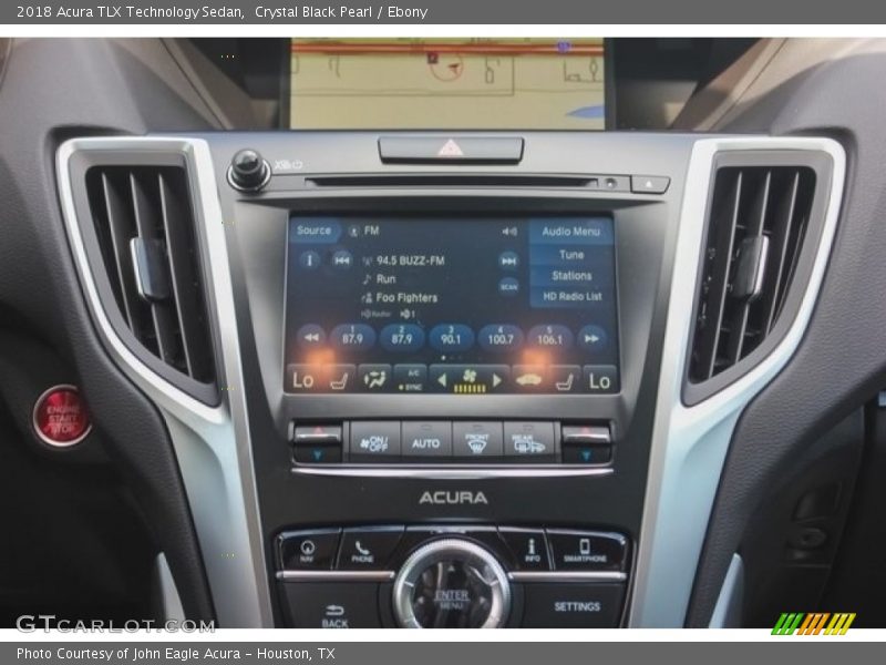 Crystal Black Pearl / Ebony 2018 Acura TLX Technology Sedan
