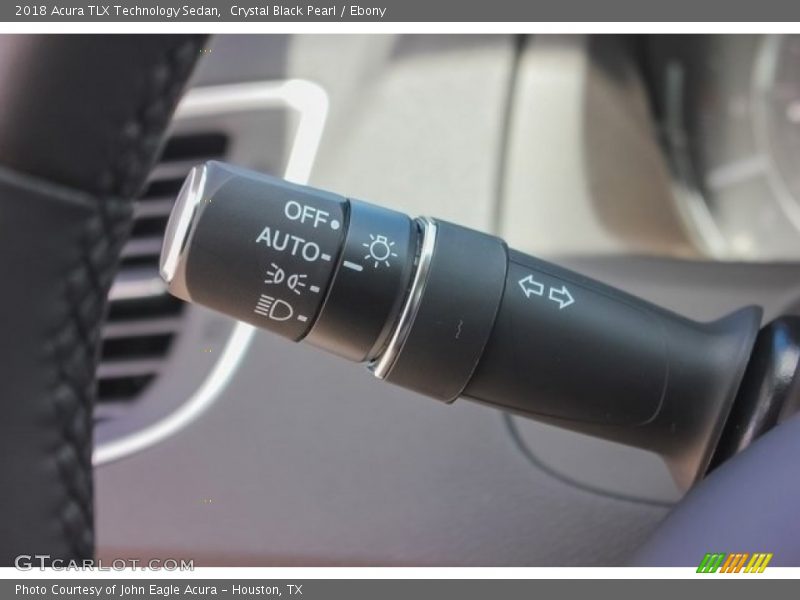 Crystal Black Pearl / Ebony 2018 Acura TLX Technology Sedan